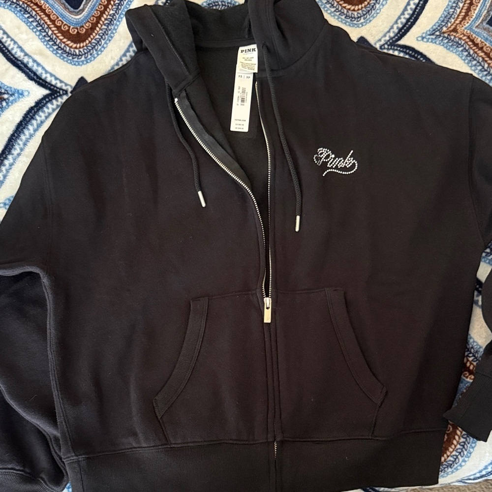 PINK Victoria's Secret Black Hoodie